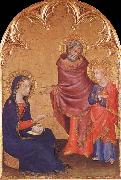 Jesus aterfinns in the sanctuary, Simone Martini